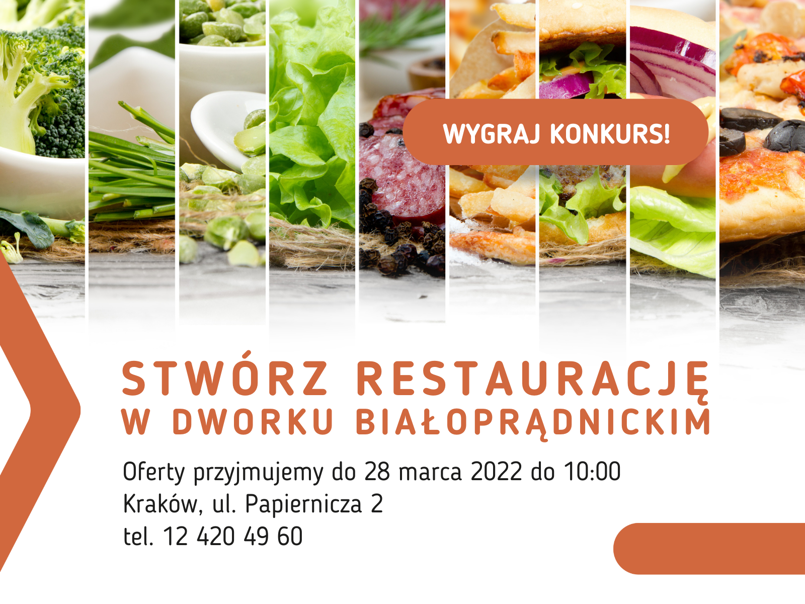 Konkurs na restaurację w Dworku Białoprądnickim