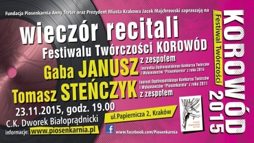 Wieczór recitali - Korowód 2015