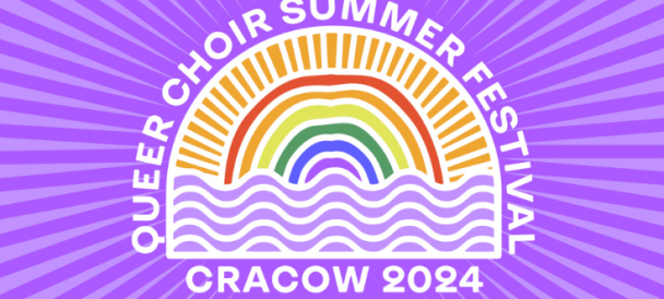 Grafika przedstawia logo Queer Choir Summer Festival