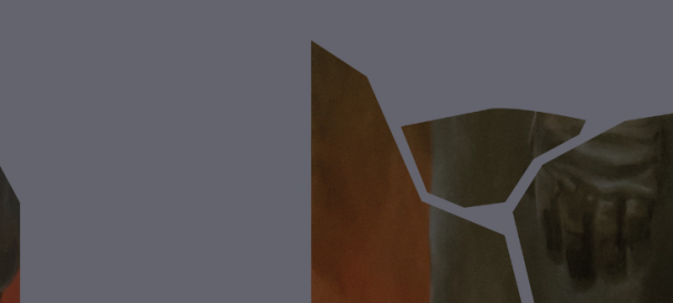 Na szarym tle elementy graficzne przypominające kamienie